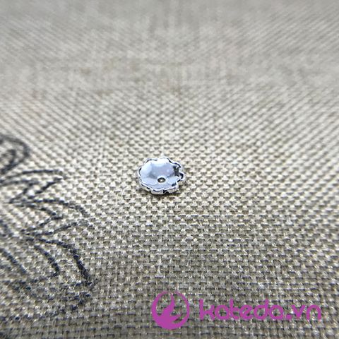 Charm Hoa Bạc Thái Số 3 Size 5.5mm KATEDA