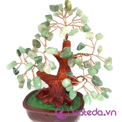 Cây Bonsai Đá Thạch Anh Xanh Aventurine KATEDA