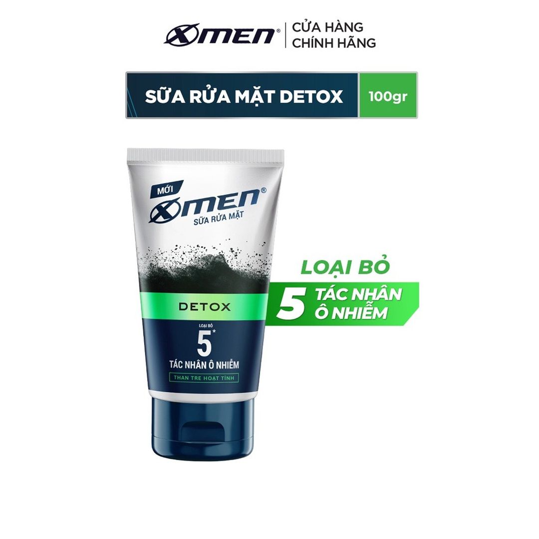  SỬA RỬA MẶT XMEN GO DETOX 100G 