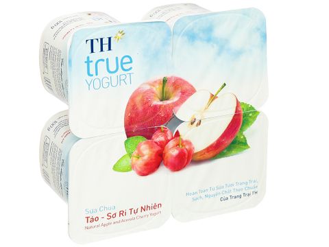  SỮA CHUA TÁO SƠ RI TH TRUE YOGURT 100G 