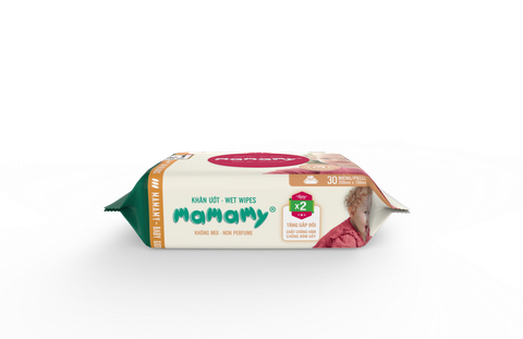  KHĂN ƯỚT MAMAMY KHÔNG MÙI 30 TỜ 