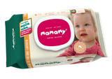  KHĂN ƯỚT MAMAMY KHÔNG MÙI CÓ NẮP 100 TỜ 