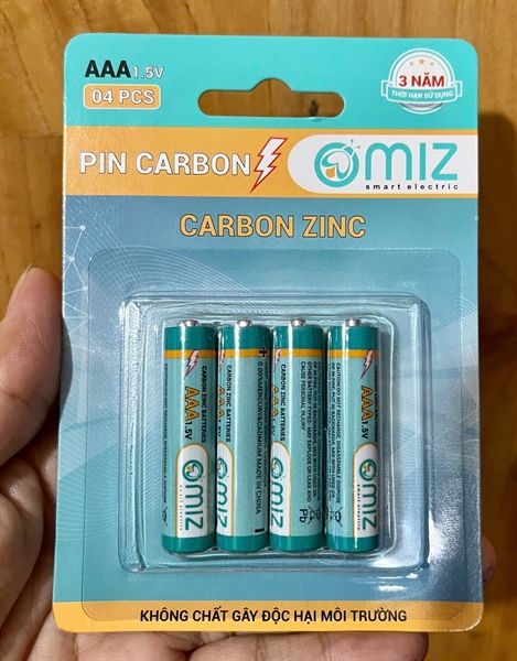  PIN CARBON AAA - 4 VIEN 