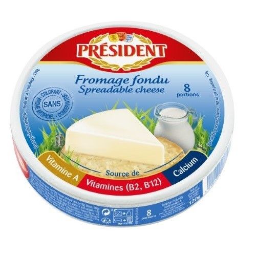  PHÔ MAI FROMAGE FONDU HIỆU PRESIĐENT 120GR 