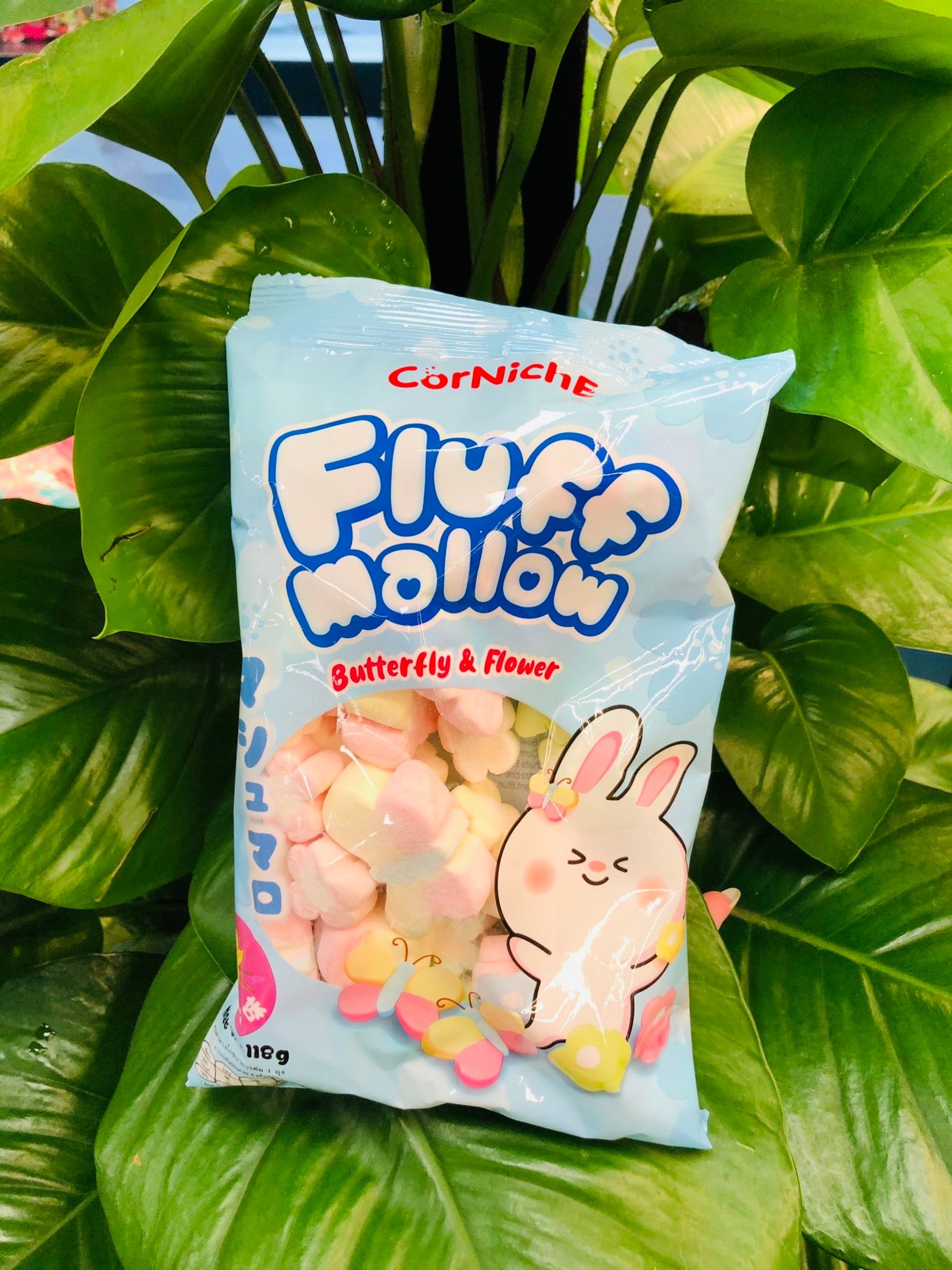  KEO DEO MARSHMALLOWS HINH HOA VA BUOM 118G 