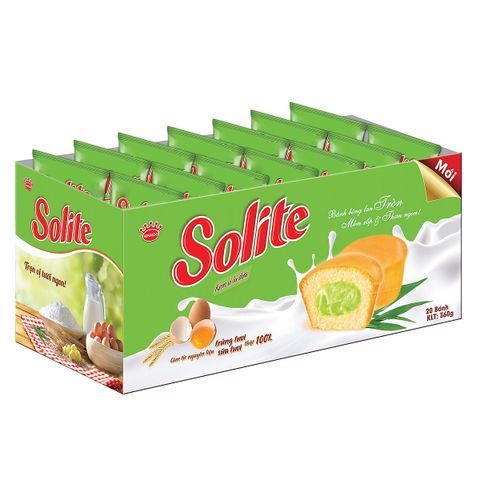  BÁNH SOLITE CUPCAKE LÁ DỨA 360G 