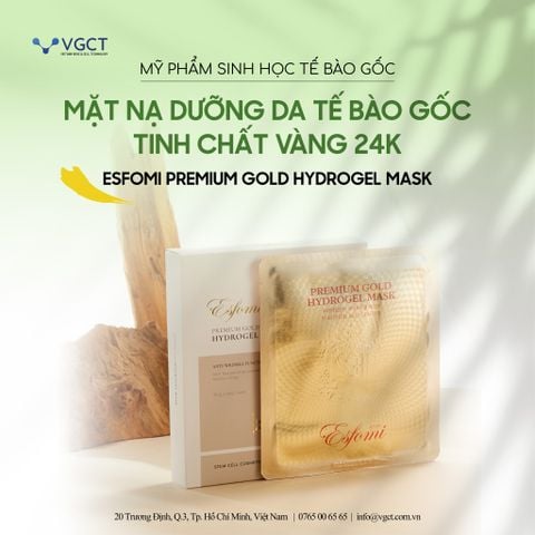  Mặt Nạ Dưỡng Da Tế Bào Gốc Tinh Chất Vàng 24K Green Cica 