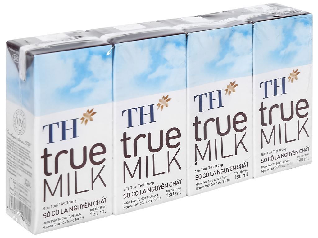  SỮA TƯƠI TIỆT TRÙNG SOCOLA TH TRUE MILK 180ML 