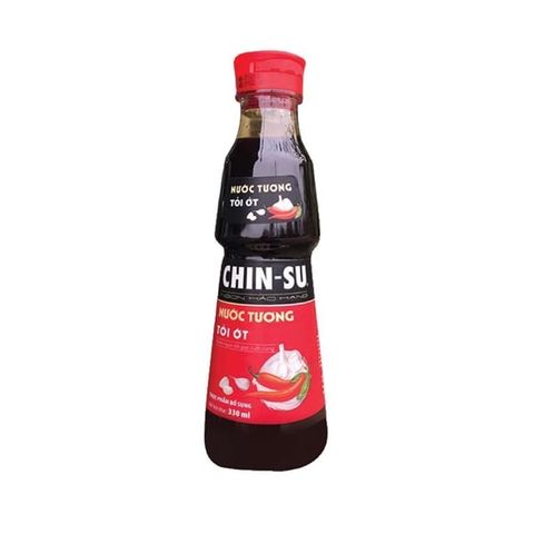  NƯỚC TƯƠNG CHIN-SU TỎI ỚT 330ML 