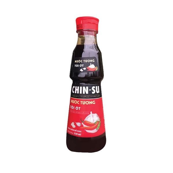  NƯỚC TƯƠNG CHIN-SU TỎI ỚT 330ML 