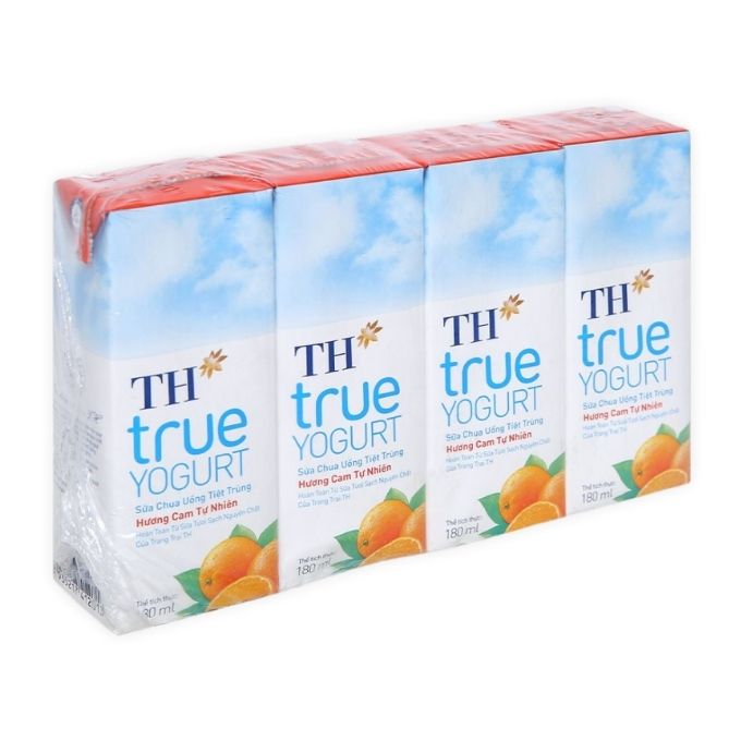  SCU TT HUONG CAM TU NHIEN TH TRUE YOGURT 180ML 4HOP/LOC 