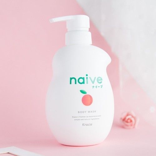  SỮA TẮM LÁ ĐÀO NAÏVE 530ML 