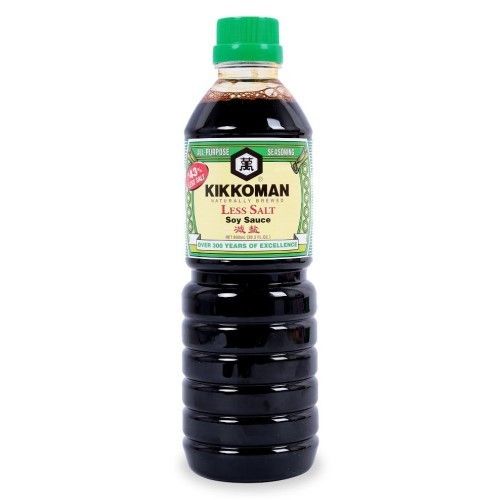  NƯỚC TƯƠNG ÍT MUỐI 43 % HIỆU KIKKOMAN 600ML 