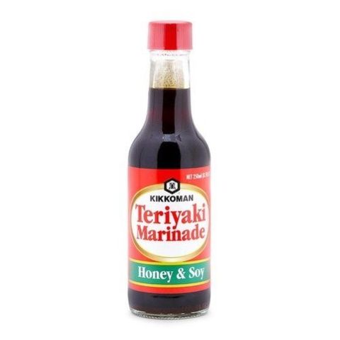  SỐT TẨM ƯỚP TERIYAKI MẬT ONG & NƯỚC TƯƠNG HIỆU KIKKOMAN 250ML 