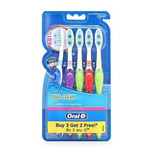  BÀN CHẢI ĐÁNH RĂNG OB DUAL CLEAN VỈ 5 