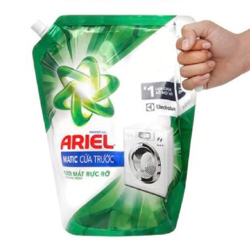  NƯỚC GIẶT ARIEL CỬA TRƯỚC TÚI TƯƠI MÁT 2.4KGX4 