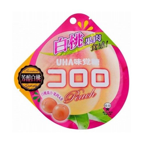  KẸO DẺO UHA KORORO ĐÀO 40G 