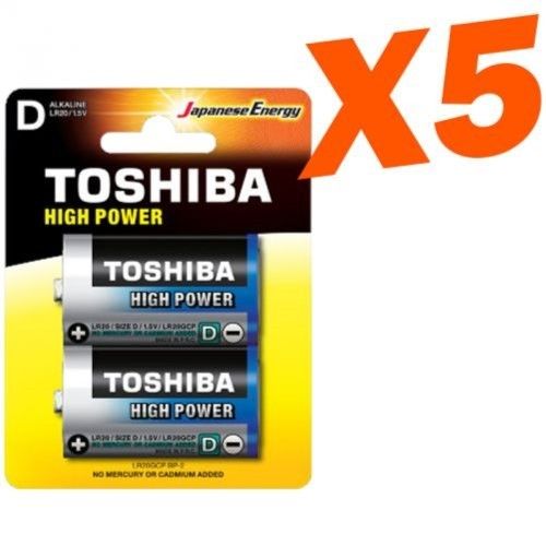  PIN ĐẠI ALKALINE TOSHIBA, SIZE D, 1.5V, KHÔNG SẠC 