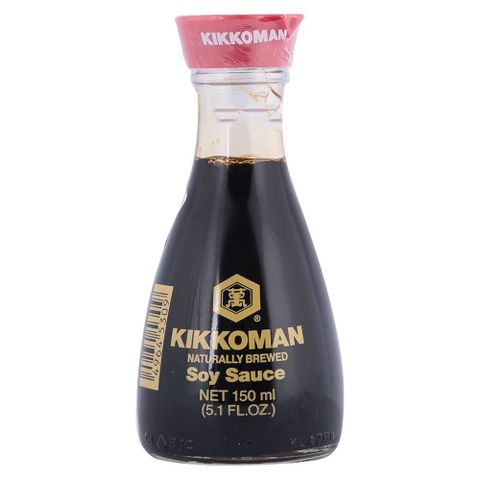  NƯỚC TƯƠNG SOY SAUCE HIỆU KIKKOMAN (CHAI THỦY TINH) 150ML 