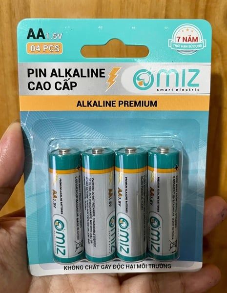  PIN ALKALINE AA PREMIUM - 4 VIEN 