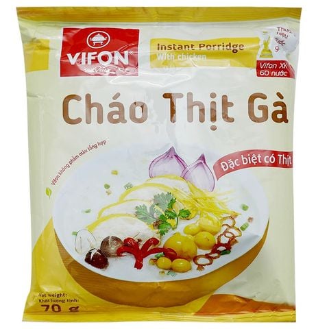  CHÁO THỊT GÀ (CÓ THỊT THẬT) 70GR 