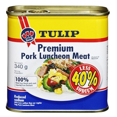  THỊT HỘP TULIP PORK LESS SODIUM340G 