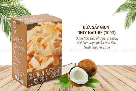  Dừa Sấy Coconut chips only nature 100gr 