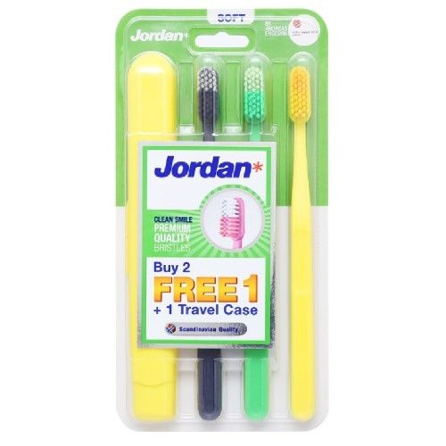  JORDAN BÀN CHẢI ĐÁNH RĂNG CLEAN SMILE - PACK3 (F-TC) 