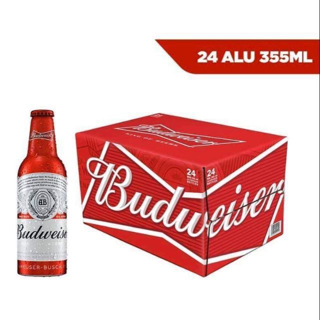  BIA BUDWEISER ALUMINUM 355ML 