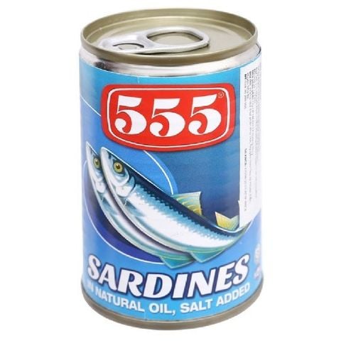  CÁ MÒI 555 NGÂM DẦU 155 G 