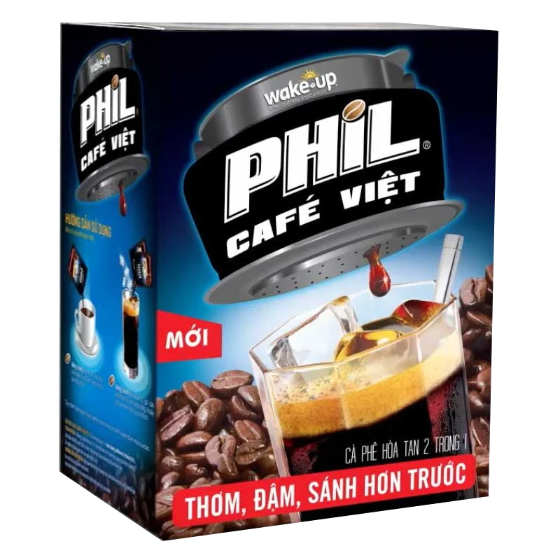  CÀ PHÊ ĐEN HÒA TAN PHIL 15 GÓI X17GR 