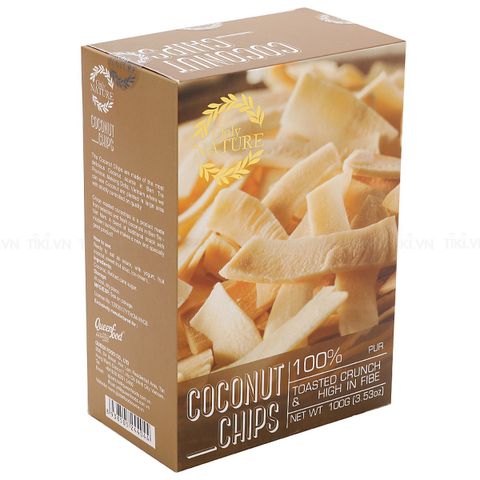  Dừa Sấy Coconut chips only nature 100gr 