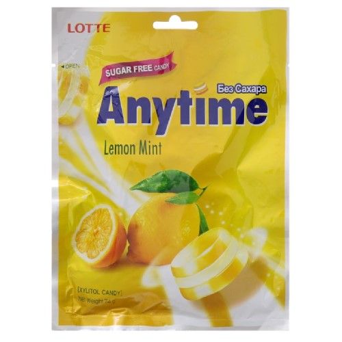  KẸO LOTTE ANYTIME HƯƠNG CHANH 74G 