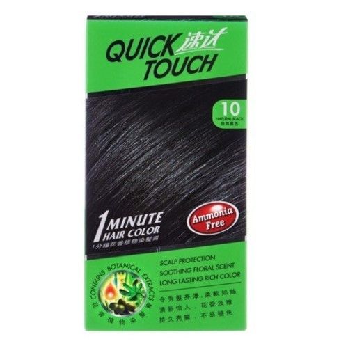  NHUỘM PHỦ BẠC QUICK TOUCH - NATURAL BLACK 10 