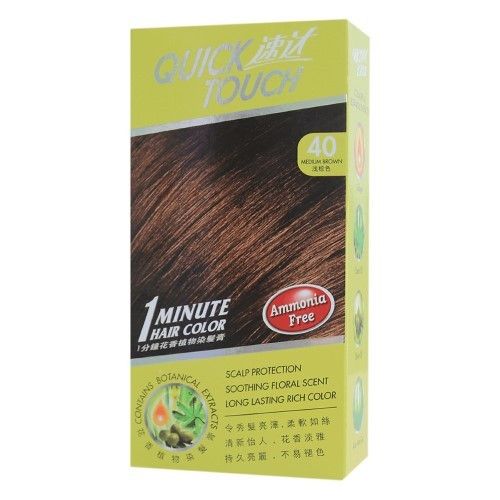  NHUỘM PHỦ BẠC QUICK TOUCH - MEDIUM BROWN 40 