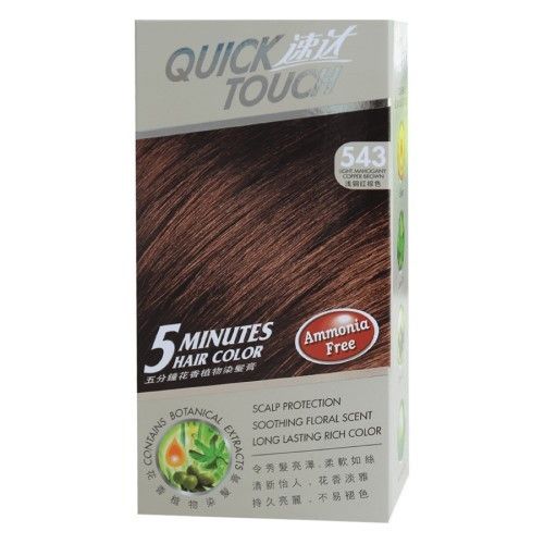  NHUỘM PHỦ BẠC QUICK TOUCH - LIGHT COPPER BROWN 543 