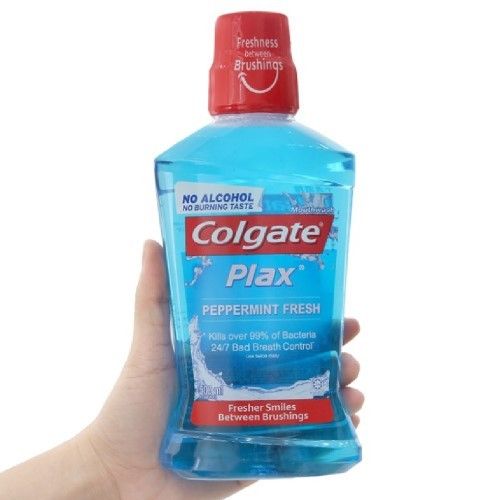  NƯỚC SÚC MIỆNG COLGATE PLAX XANH DƯƠNG 500ML 