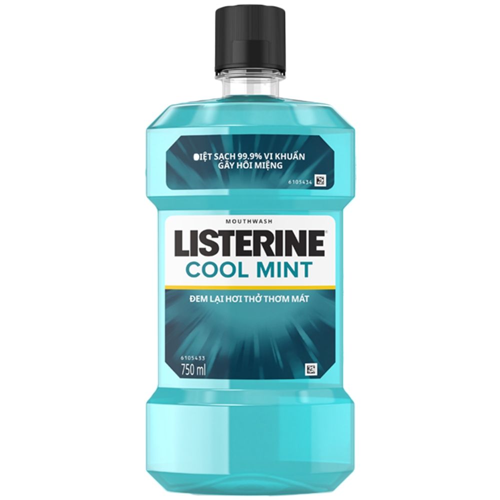  NƯỚC SÚC MIỆNG HƯƠNG BẠC HÀ LISTERINE COOLMINT (750ML) 