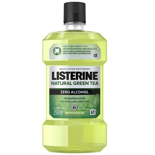  NƯỚC SÚC MIỆNG TRÀ XANH LISTERINE NATURAL GREEN TEA (250ML) 