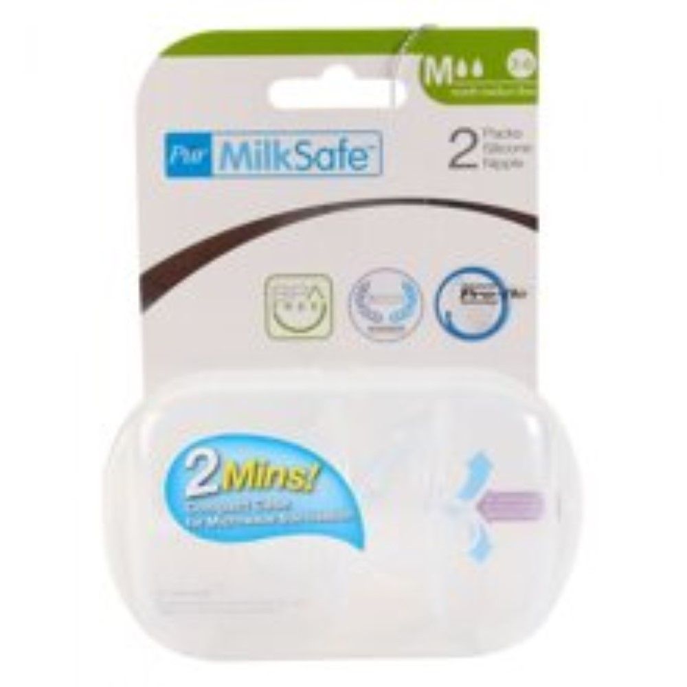  PUR 2 NÚM TI SIZE M CHO BÌNH CỔ RỘNG MILK SAFE 