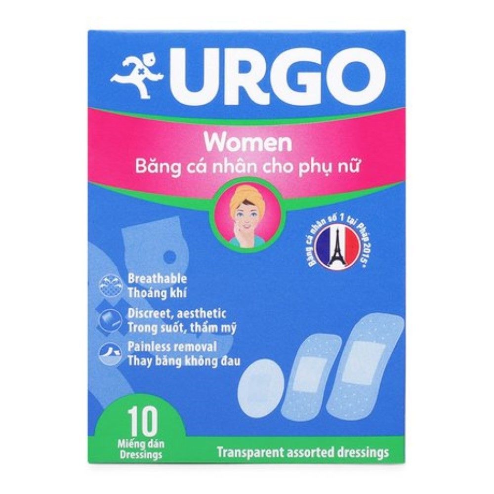  BĂNG KEO CÁ NHÂN URGO WOMEN 10'S 