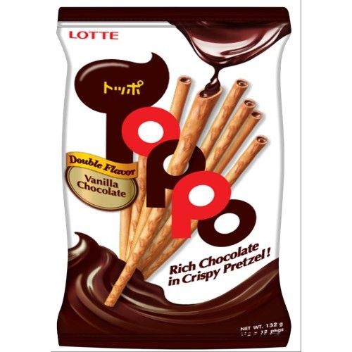  BÁNH QUE TOPPO NHAN CHOCO GOI 132G 