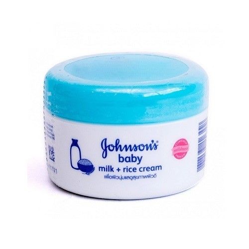  KEM DƯỠNG DA JOHNSON'S BABY CHỨA SỮA VÀ GẠO DẠNG HŨ 50G CHO EM BÉ 