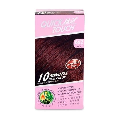  NHUỘM PHỦ BẠC QUICK TOUCH - BURGUNDY WINE 662 