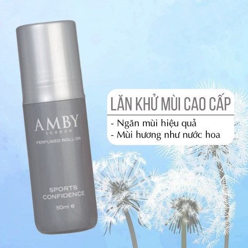  LĂN KHỬ MÙI AMBY ON SPORTS CONFIDENCE 50ML 