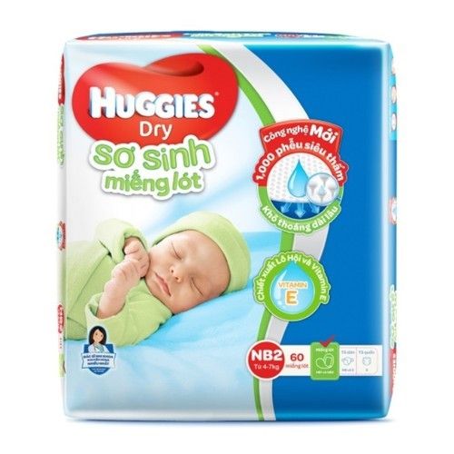  MIẾNG LÓT HUGGIES NEWBORN 2 60 MIẾNG 