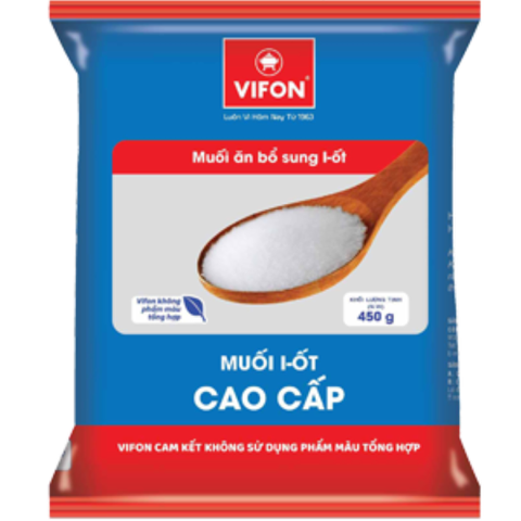  MUỐI I-OT CAO CẤP 450GR 