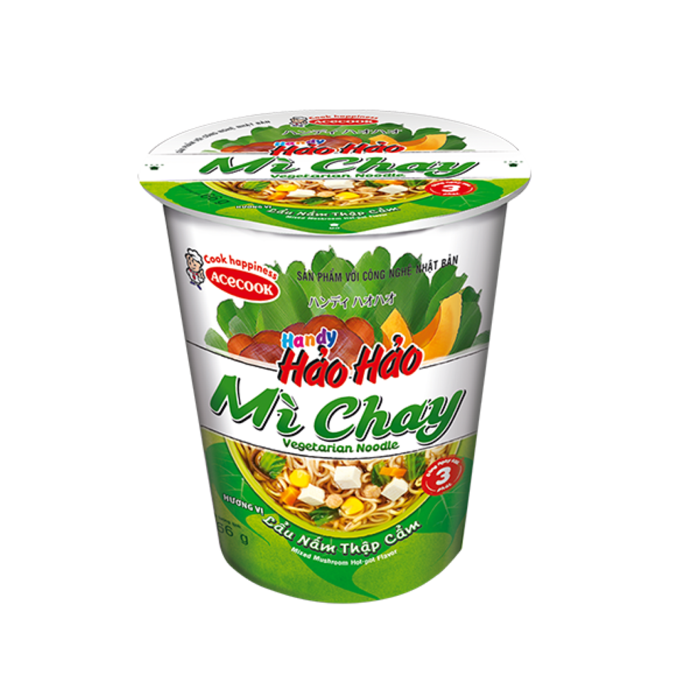  MÌ LY HẢO HẢO HANDY LẨU NẤM THẬP CẨM CHAY 66G 