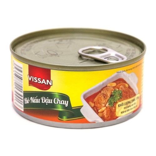  BÒ NẤU ĐẬU CHAY VISSAN 170G 