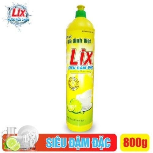  NƯỚC RỬA CHÉN LIX SIÊU SẠCH 800G 